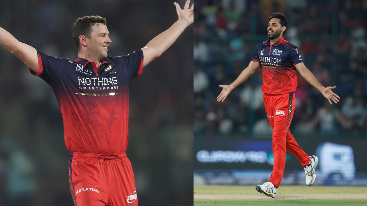 Josh Hazlewood and Bhuvneshwar Kumar