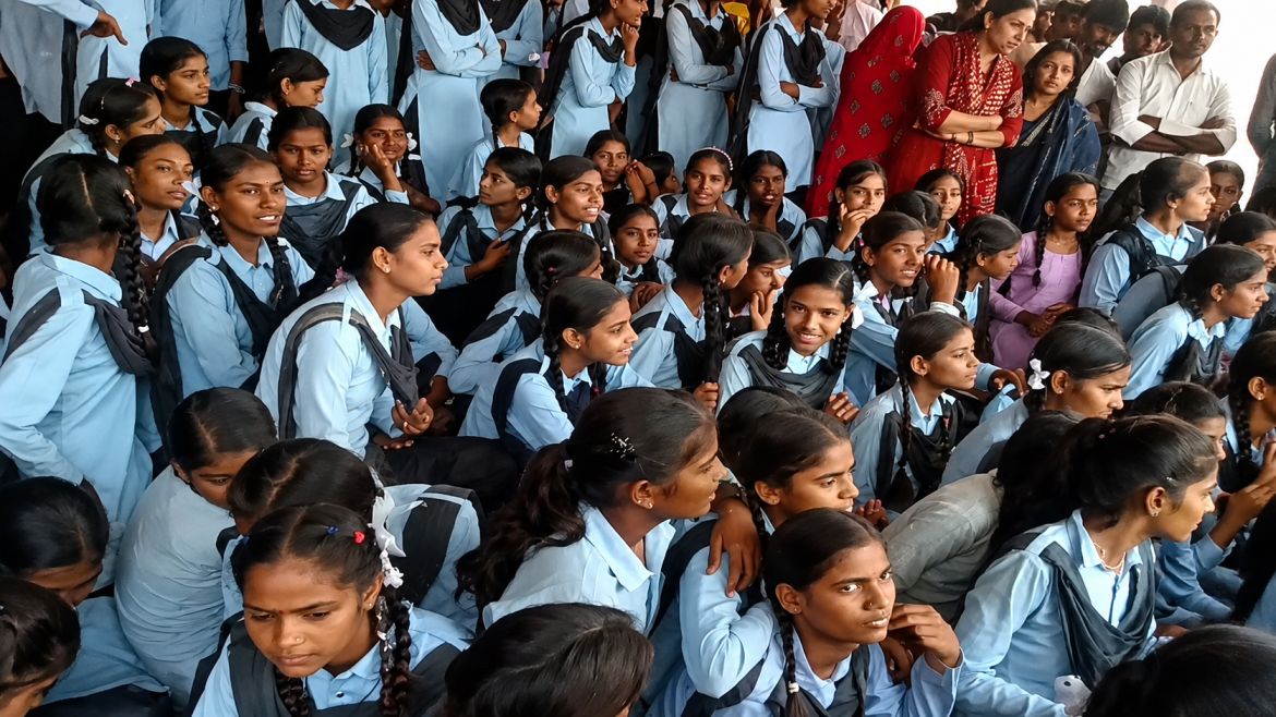 Students Protesting in school