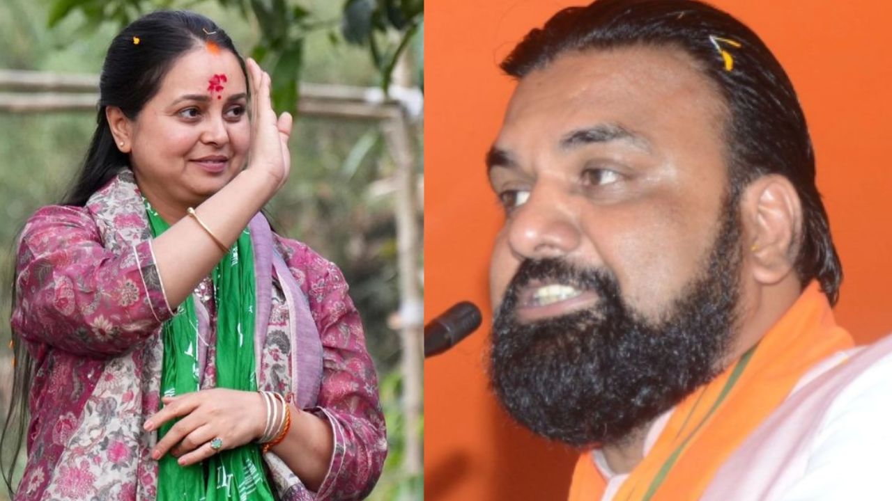 Bihar CM Samrat Chaudhary and Rohini Acharya