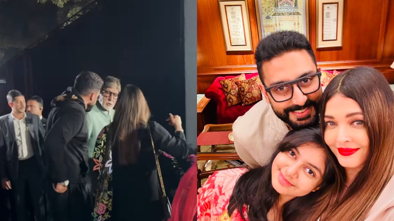 Abhishek, Aishwarya and Aaradhya