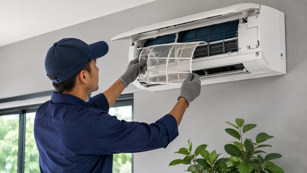 AI generated image of ac service
