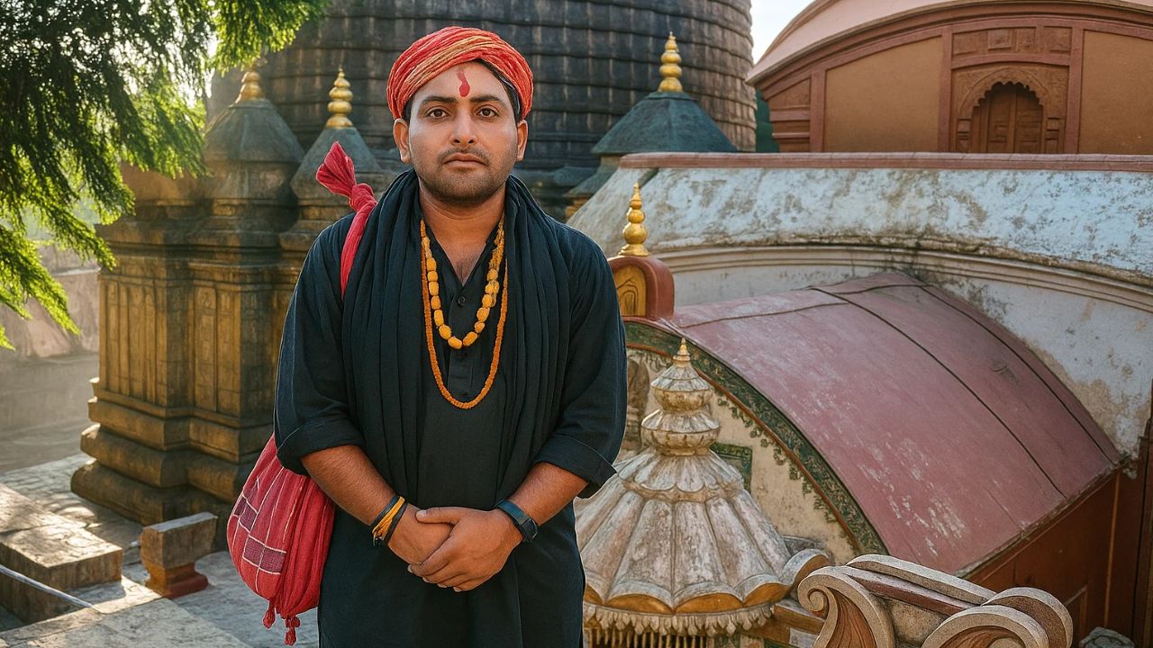 गिरफ्तार किए गए अघोरी की एआई जेनरेटेड तस्वीर । Photo Credit: AI