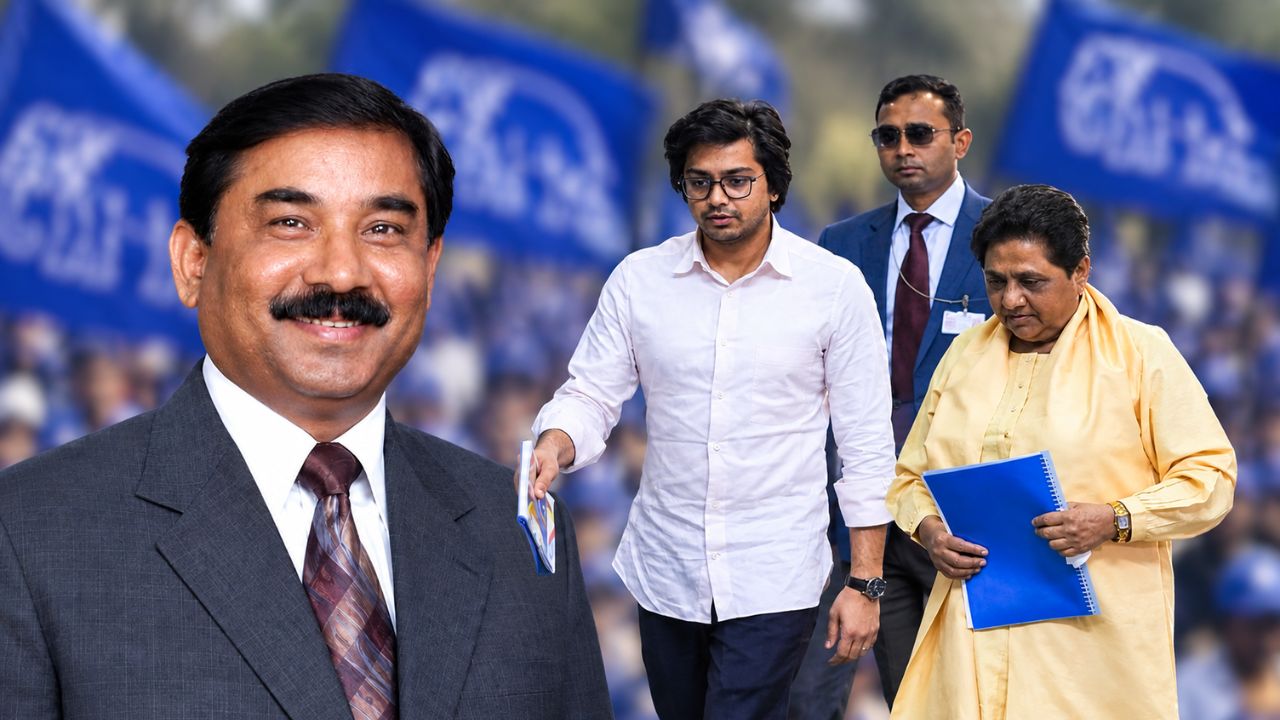 ashok siddhathh mayawati and akash anand