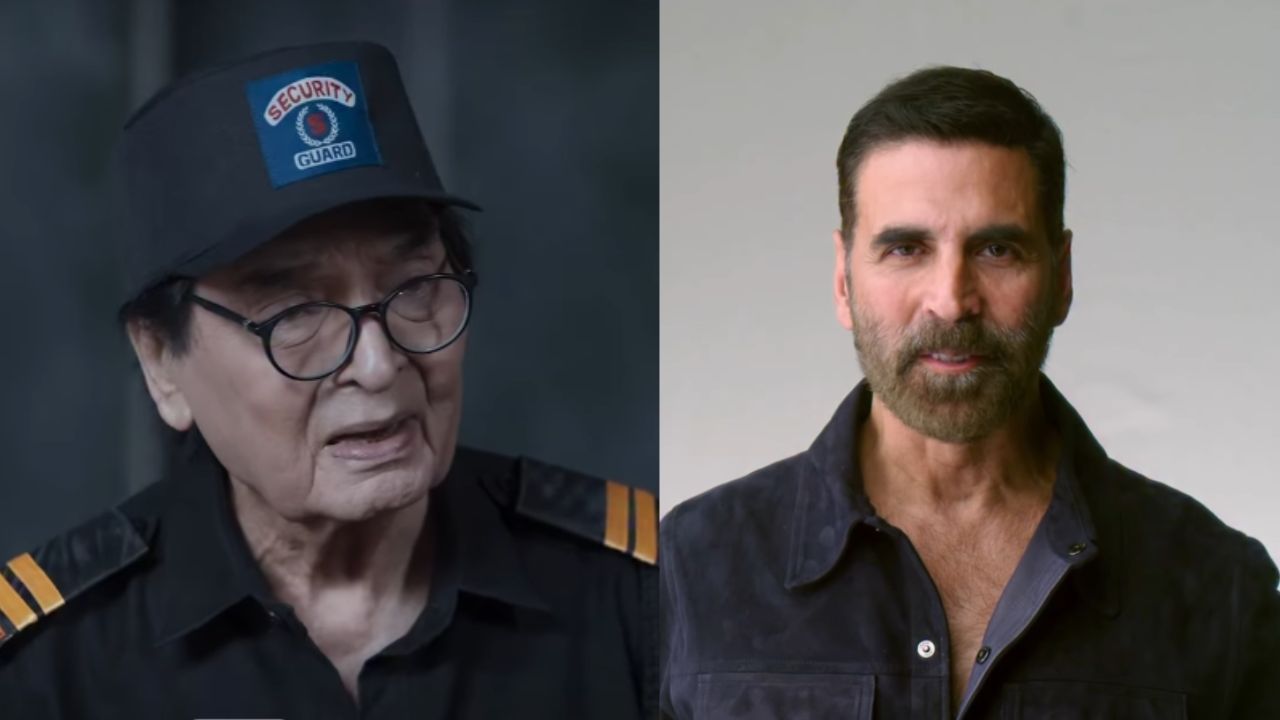 Asarani and Akshay Kumar