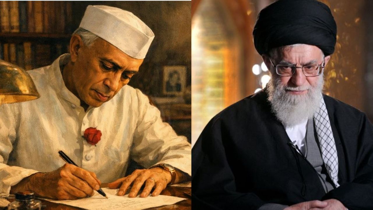 Jawaharlal Nehru and Ali Khamenei