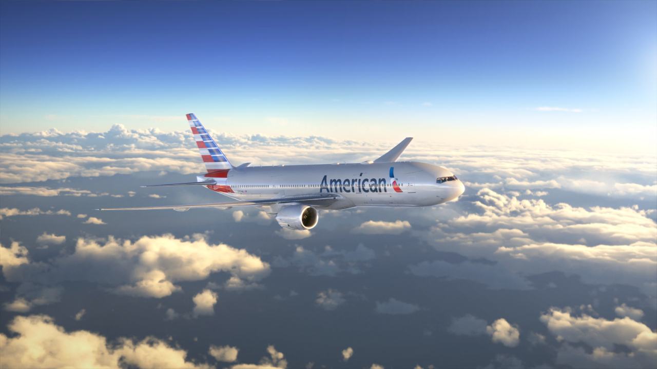 American Airlines' New York-Delhi flight