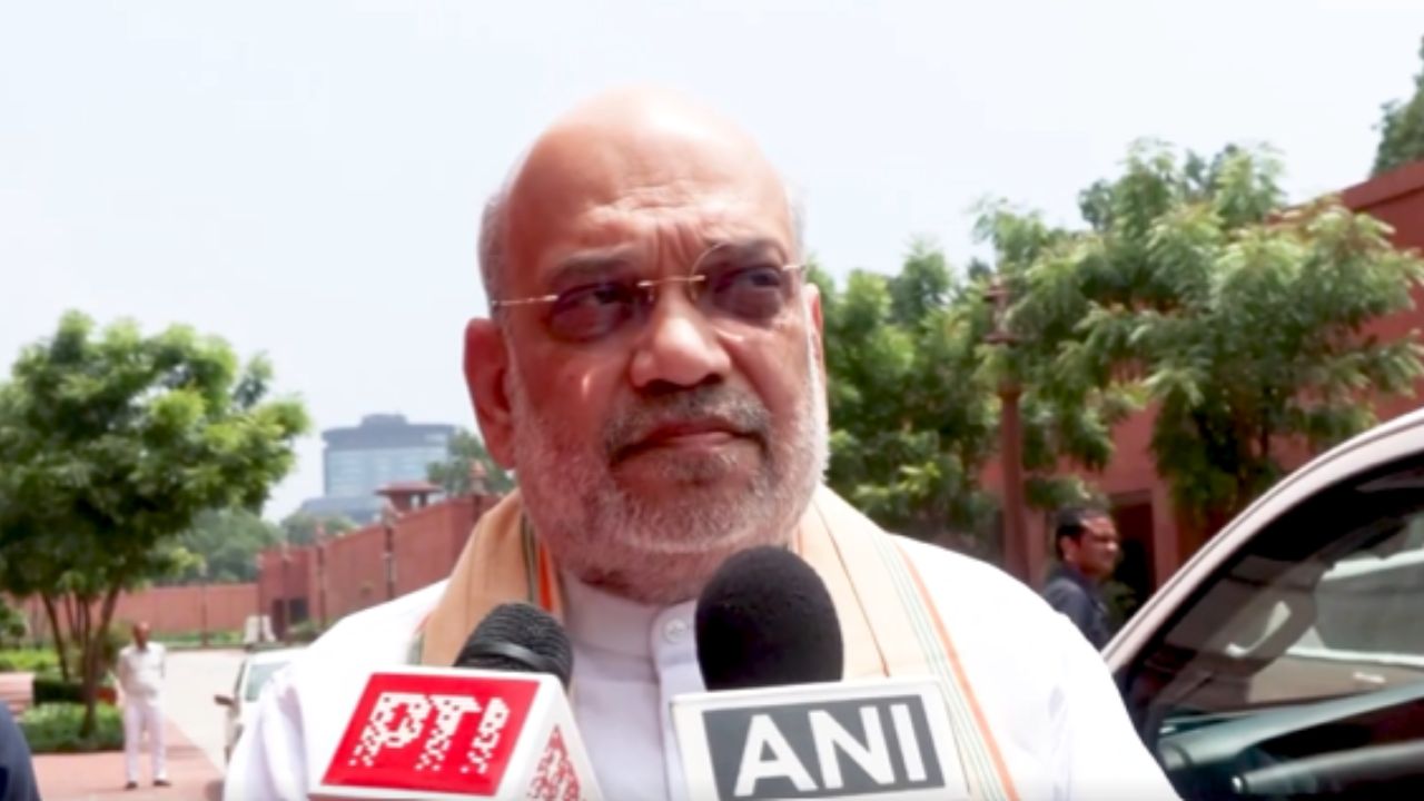 amit shah in parliament