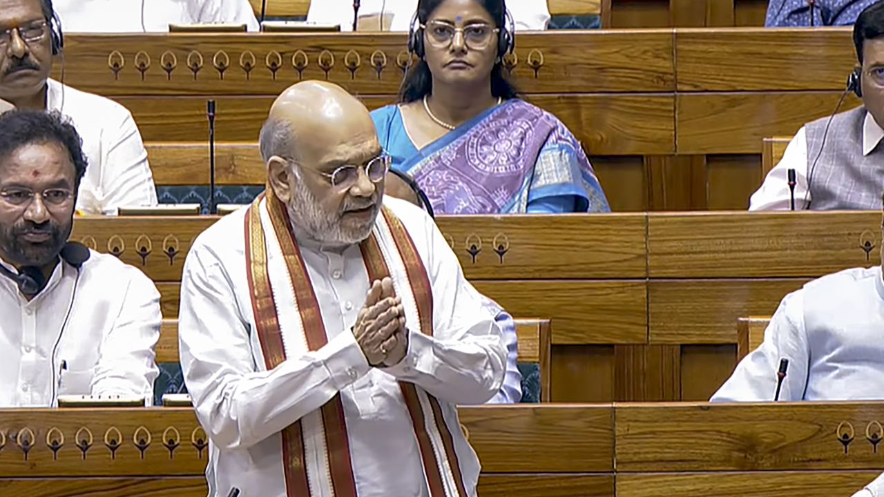 amit shah in parliament