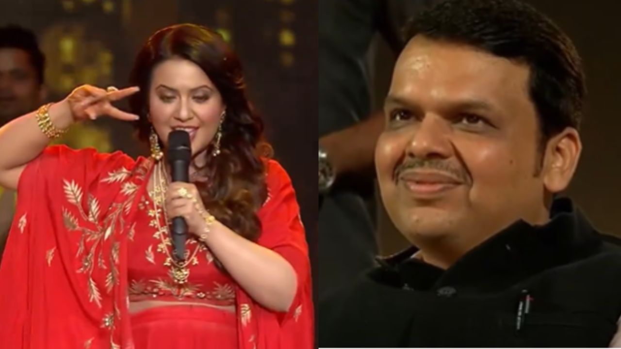  Amruta Fadnavis and Devendra  Fadnavis 