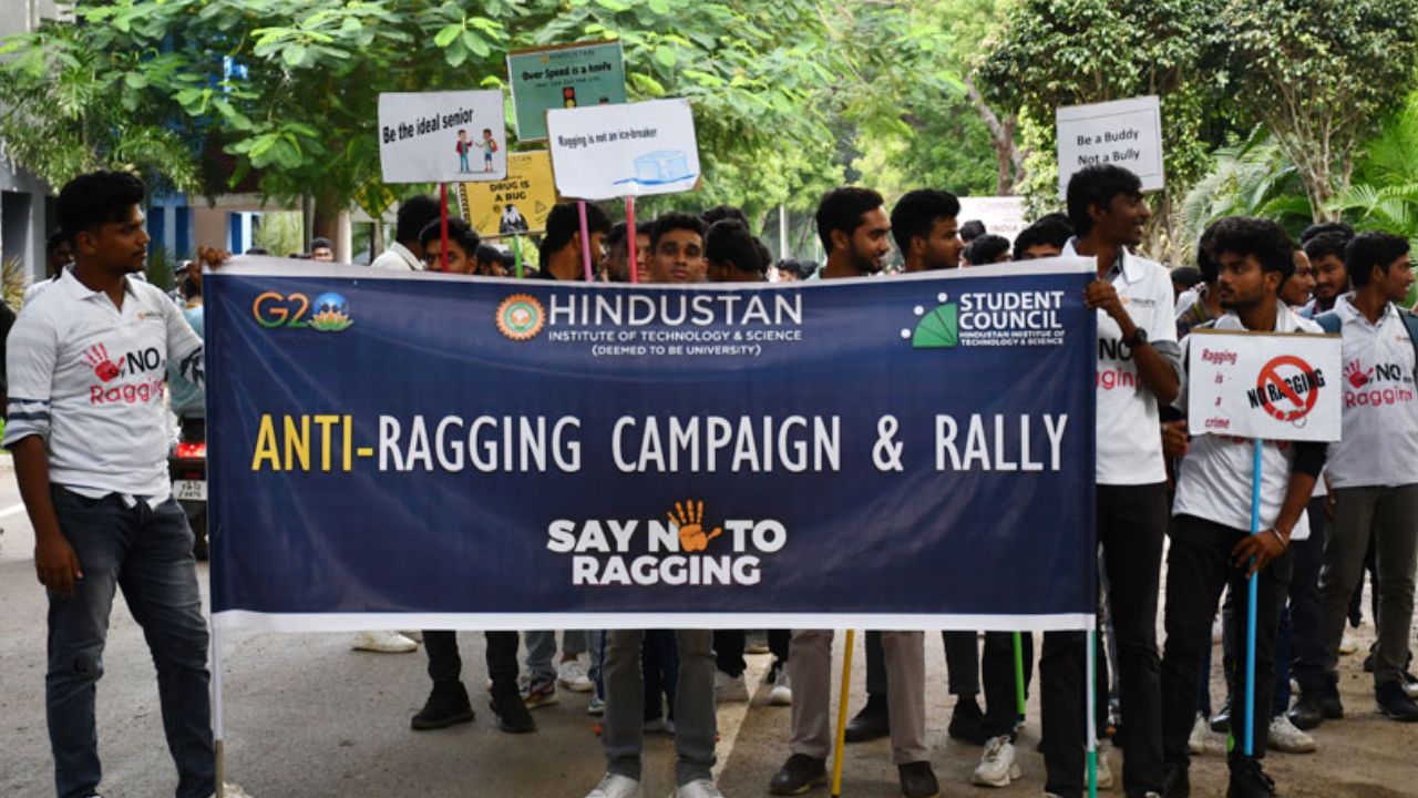 Anti Ragging protest