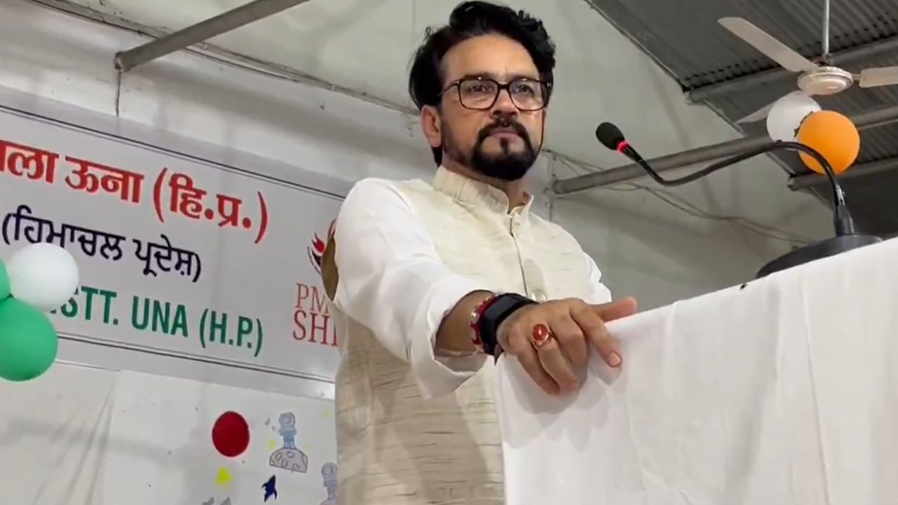 BJP leader Anurag Thakur.