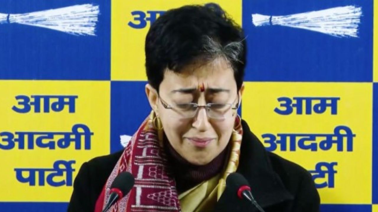 Delhi CM Atishi : Photo Credit: X : Videograb