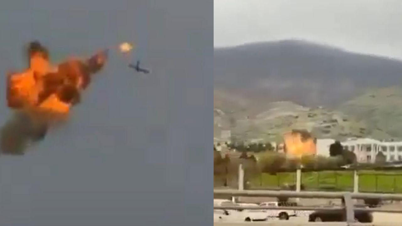 राष्ट्रपति आवास पर ड्रोन से हमला। (Photo Credit: Social Media)