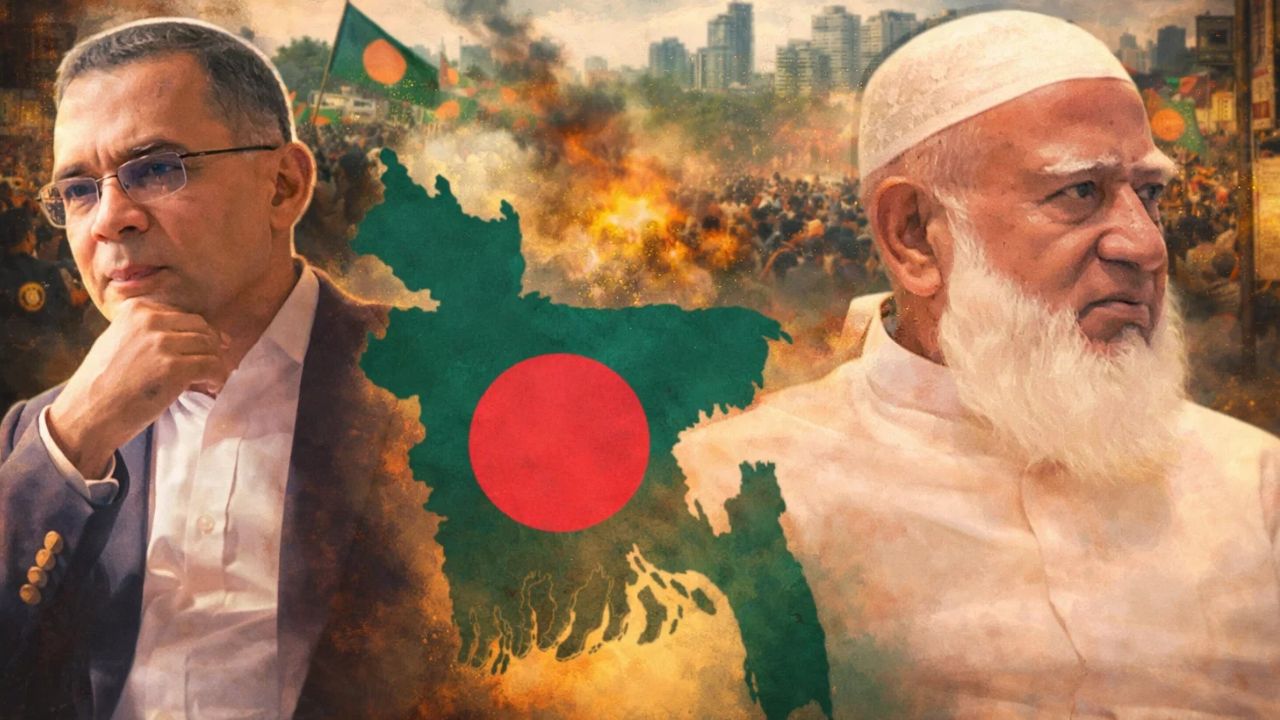 तारिक रहमान और शफीकुर रहमान । Photo Credit: AI Generated