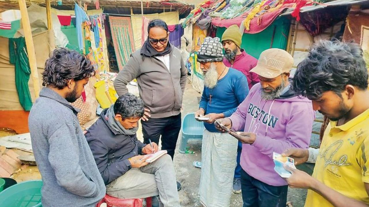 Checking of migrants