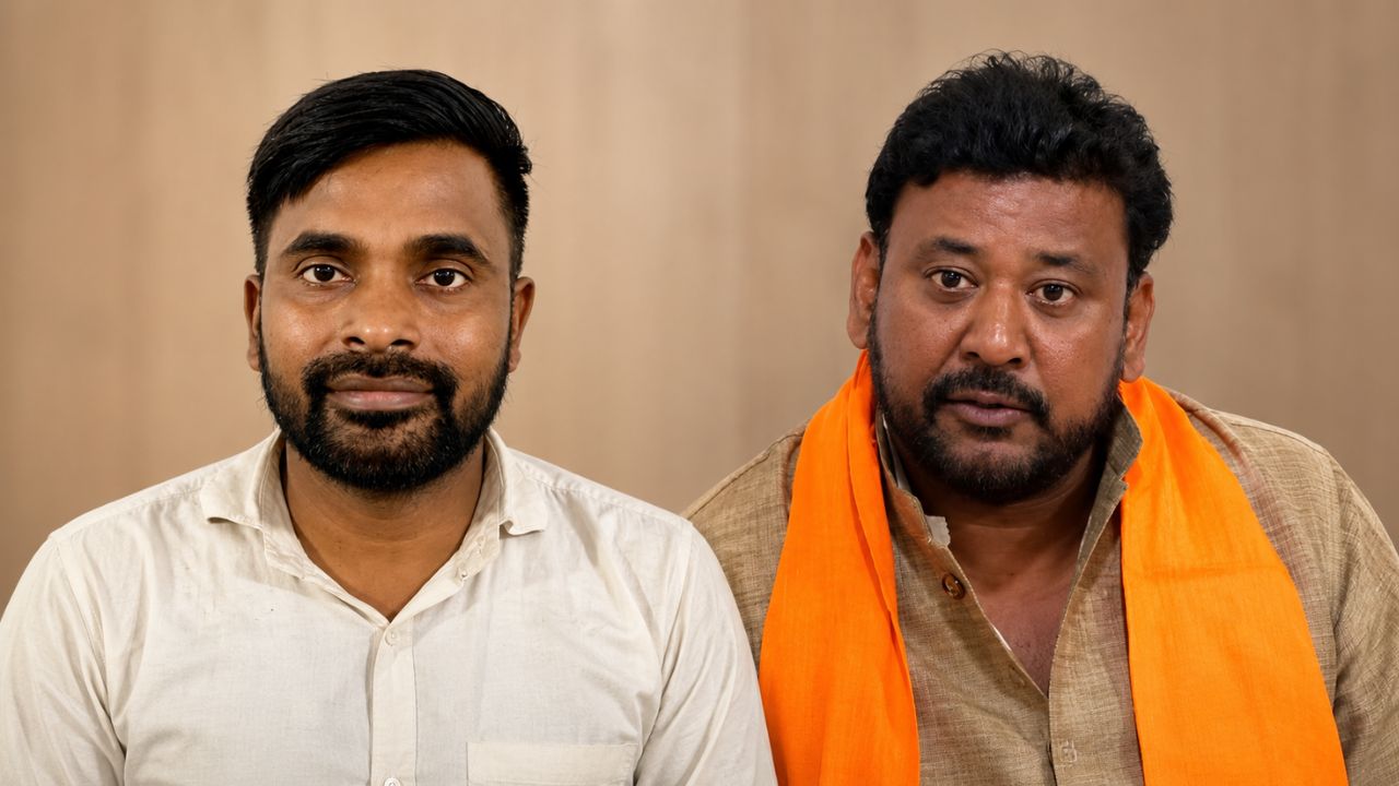Neeraj Kumar and Abhishek Banty