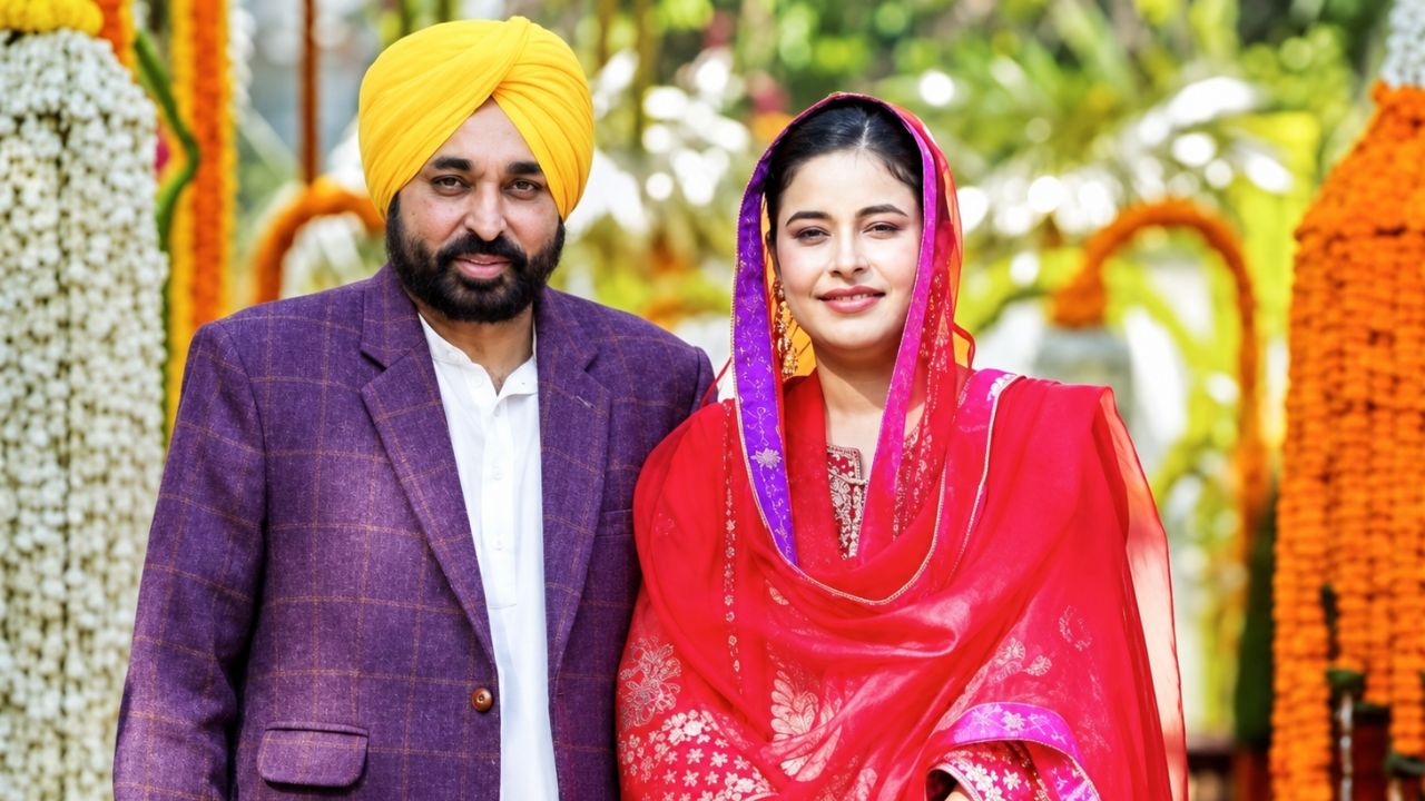 Bhagwant Mann with Gurpreet Manna