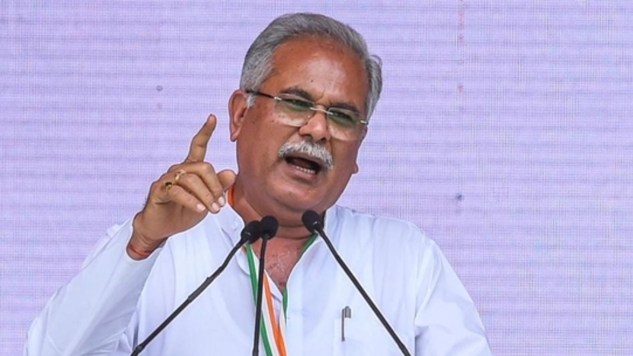 Bhupesh Baghel । Photo Credit: PTI