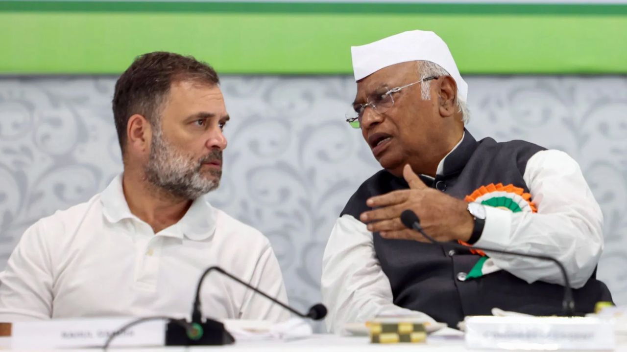rahul gandhi and kharge