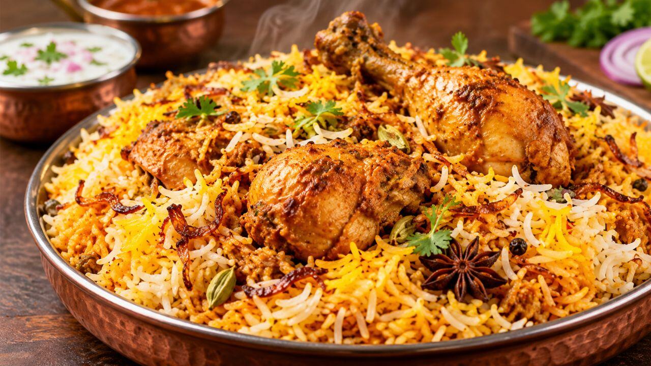 Biryani AI Image ChatGPT बिरयानी