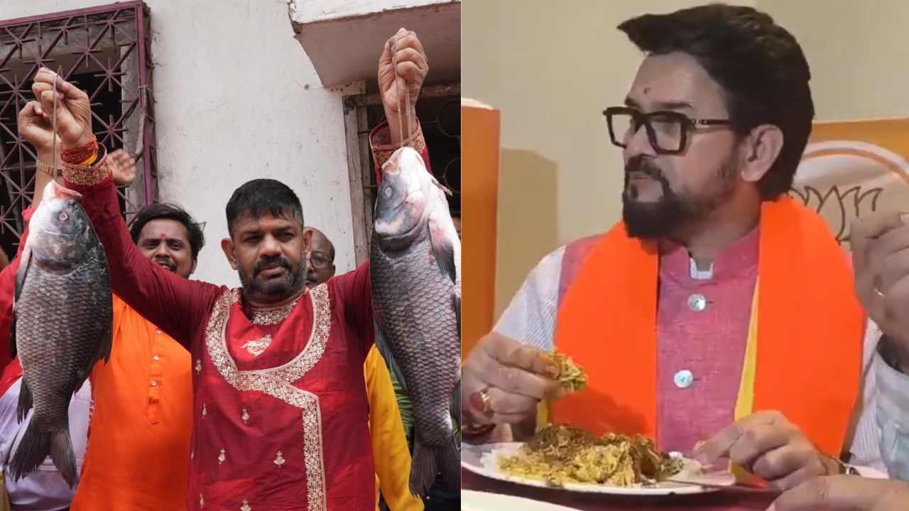 bjp leaders fish politics