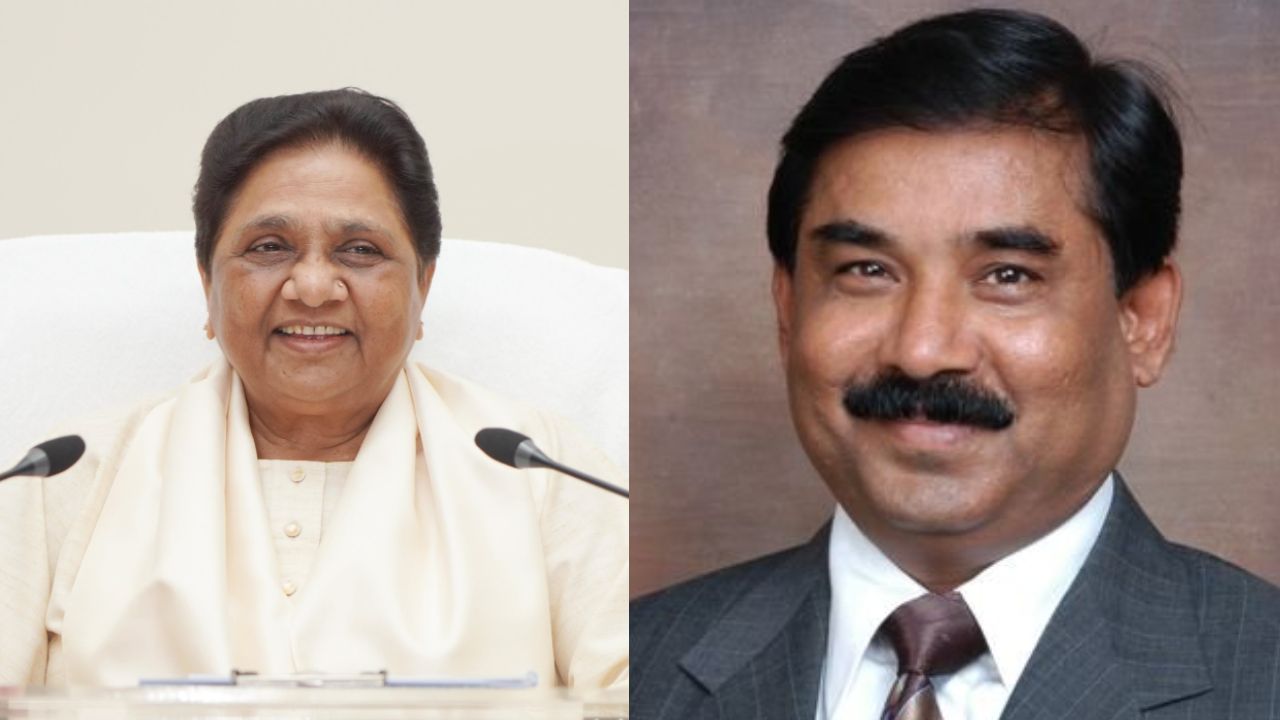 BSP supremo Mayawati and Ashok Siddharth.