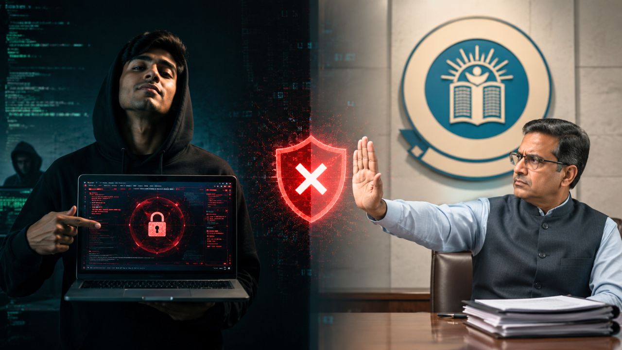 ai generated image of cbse and hacking claims