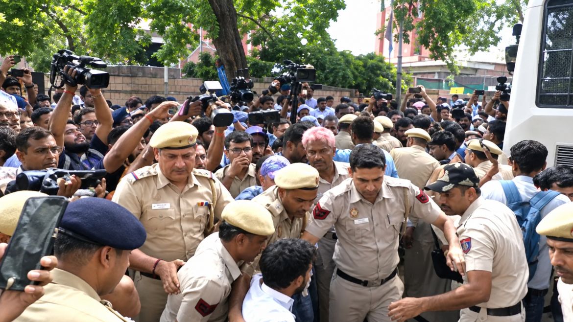 Protest at Jantar Mantar