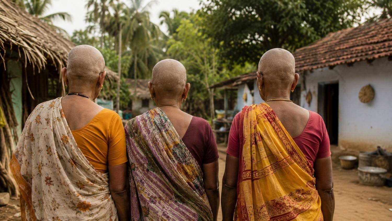 women shave their head