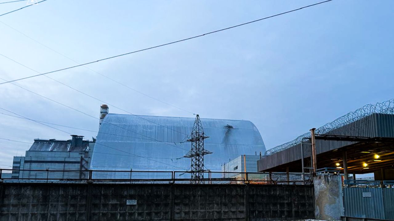 chernobyl power plant:  Photo Credit: X/ @ZelenskyyUa