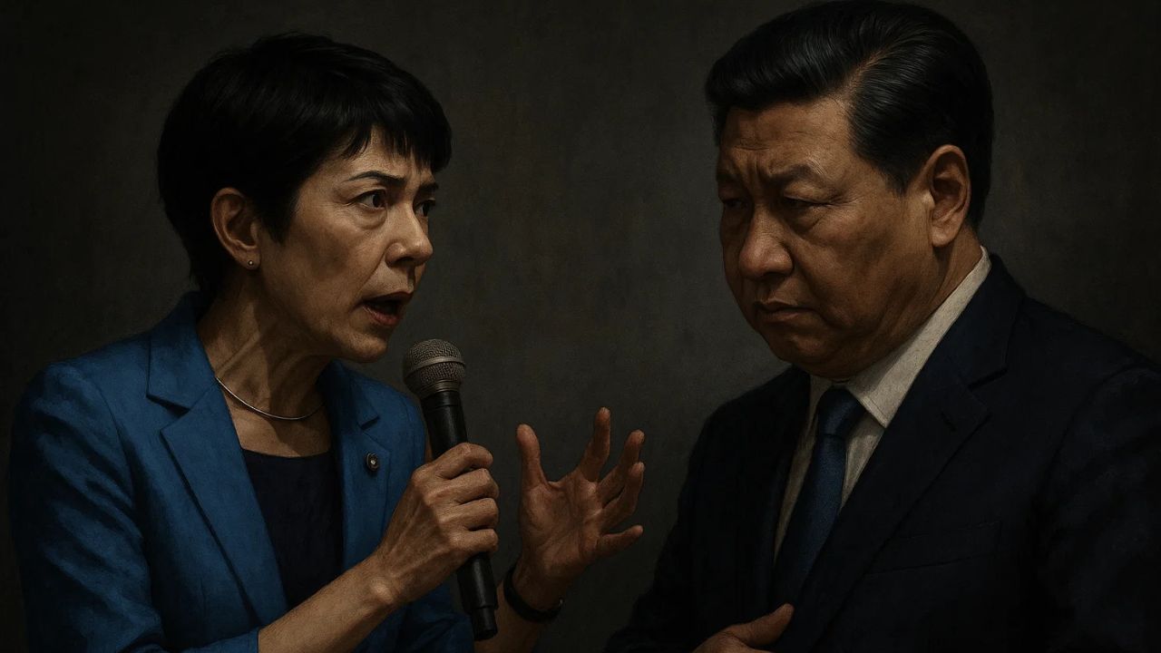 Xi Jinping and Sanae Takaichi