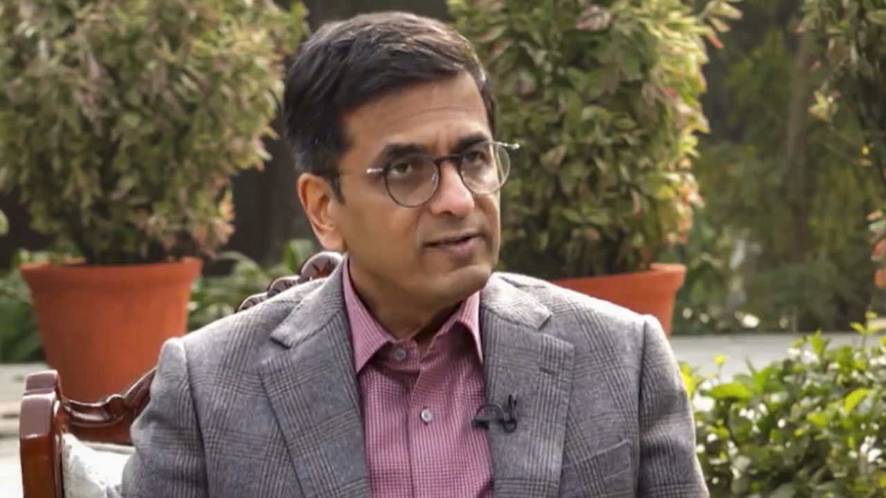 Former CJI justice DY Chandrachud : PTI
