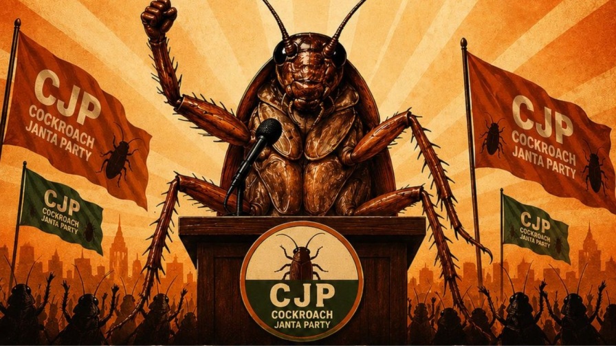 cockroach instagram vs bjp