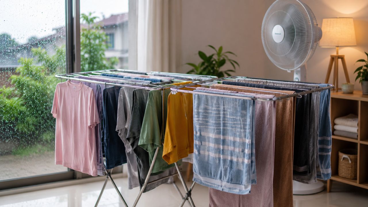 clothes drying tips during raing season