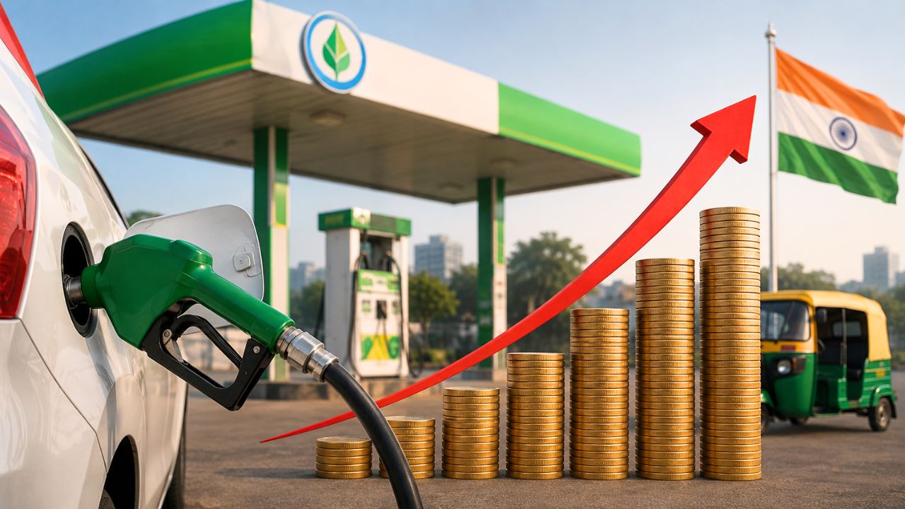 ai generated image of gas price rise