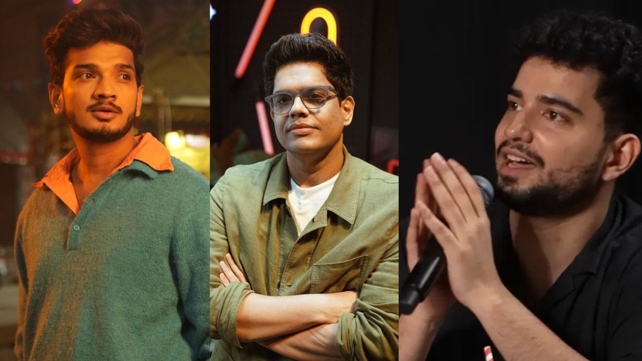 मुनव्वर फारुकी, तन्मय भट्ट और समय रैना (Photo Credit: Celebs insta handle)