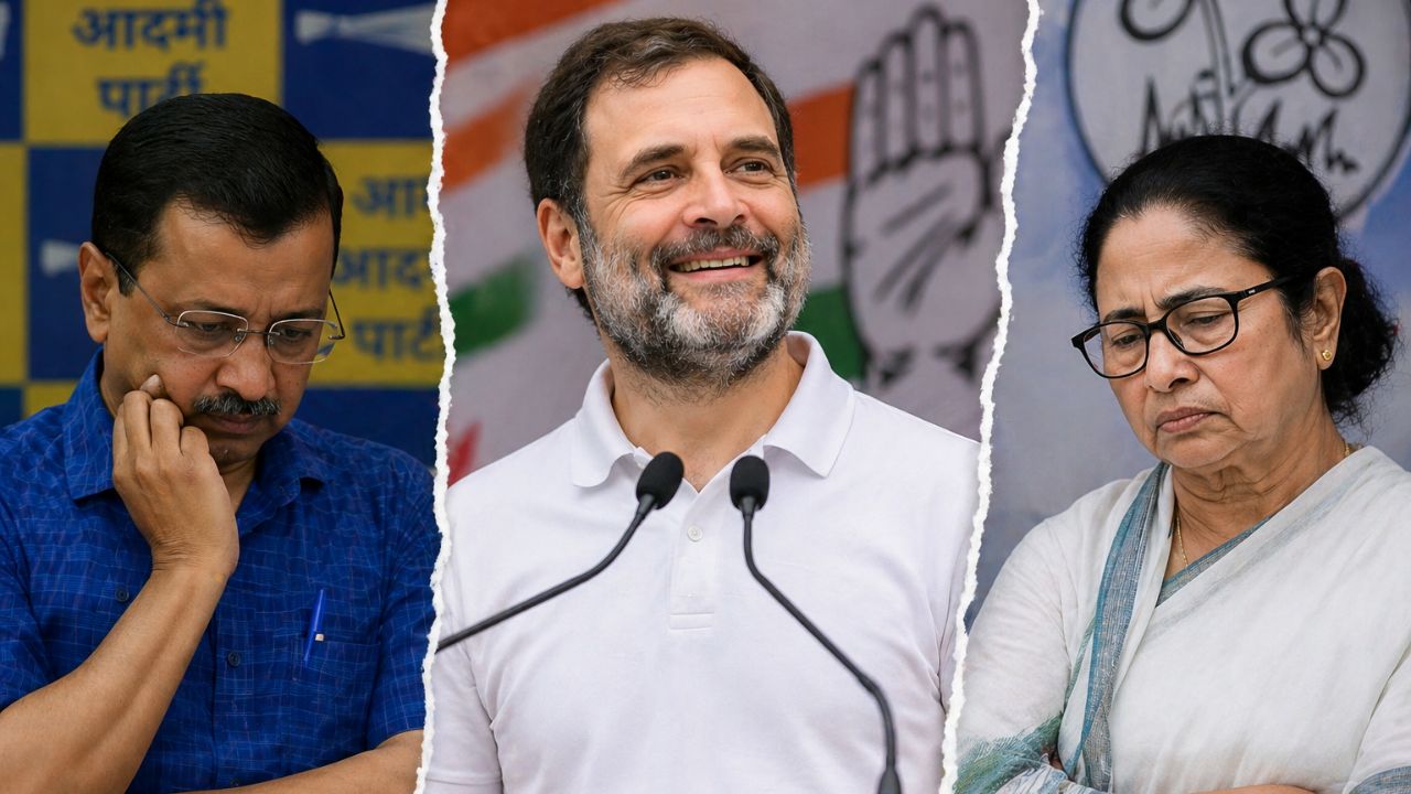 kejriwal rahul gandhi and mamata banerjee