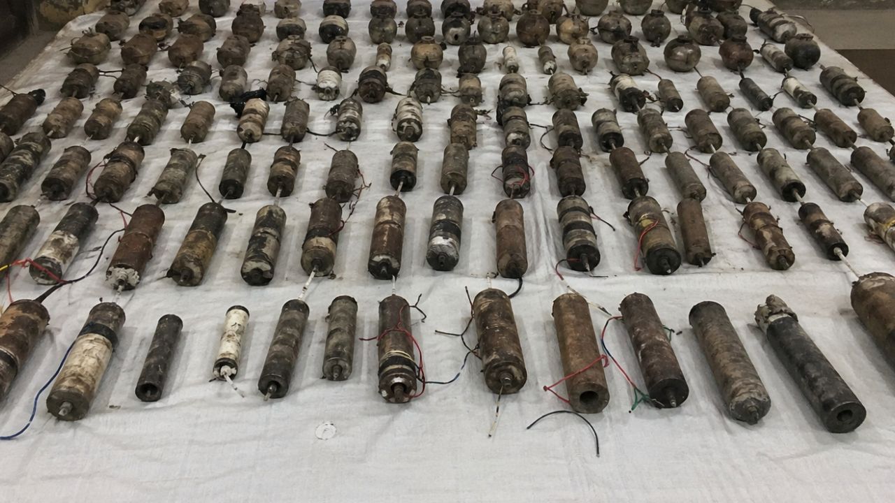 ai generated image of crude bombs