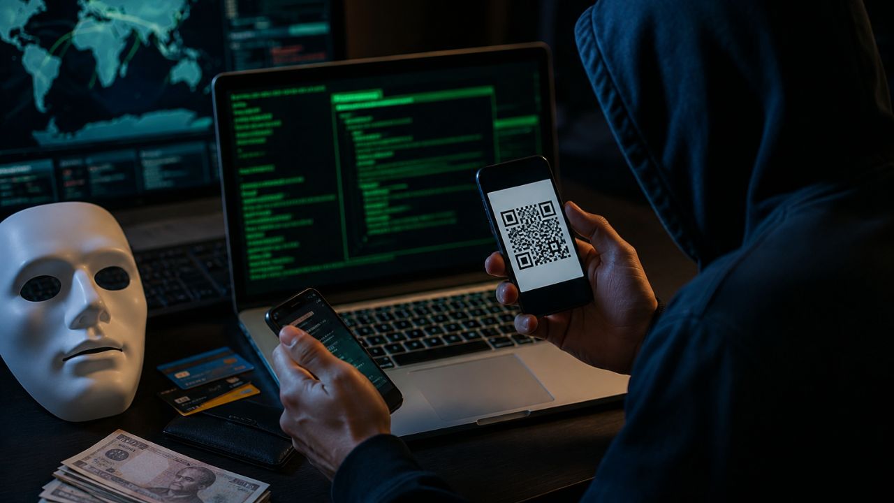AI generated image of cyber fraud