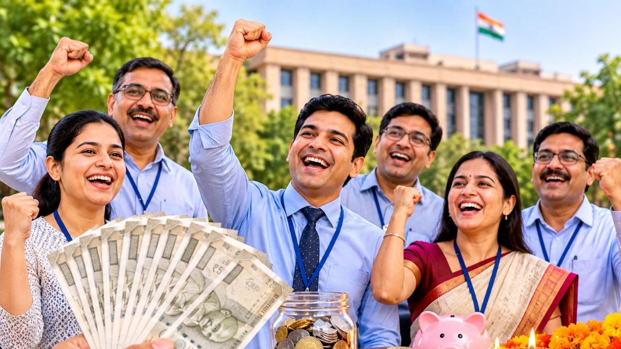 केंद्र सरकार ने महंगाई भत्ता बढ़ाने का फैसला किया है। AI इमेज