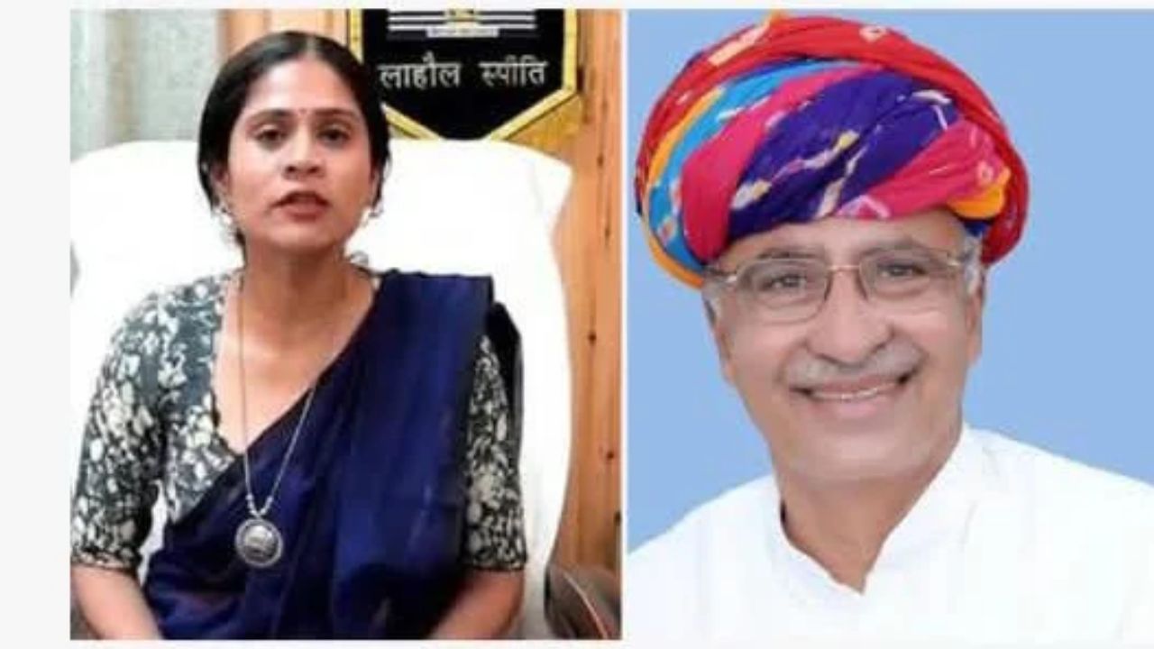 लाहौल स्पीती कि DC किरण भड़ाना और उनके दिवंगत पिता पूर विधायक अतर सिंह भडाना, Photo Credit-Social Media 