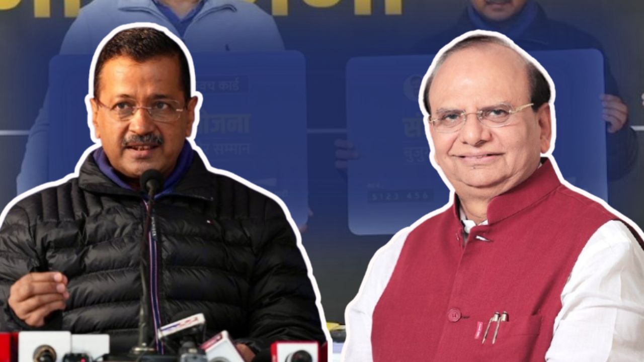 kejriwal and v k saxena