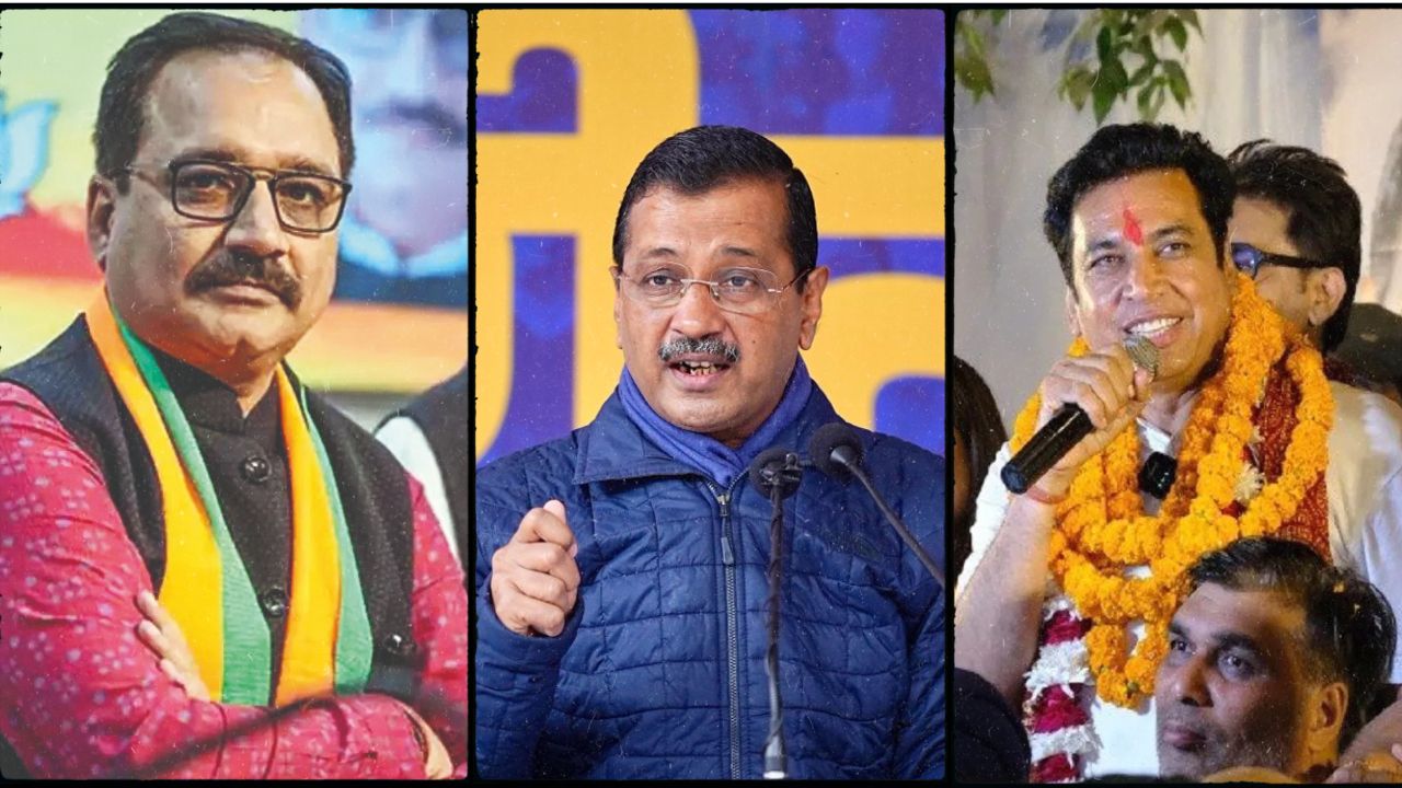 virendra sachdeva, arvind kejriwal and devendra yadav
