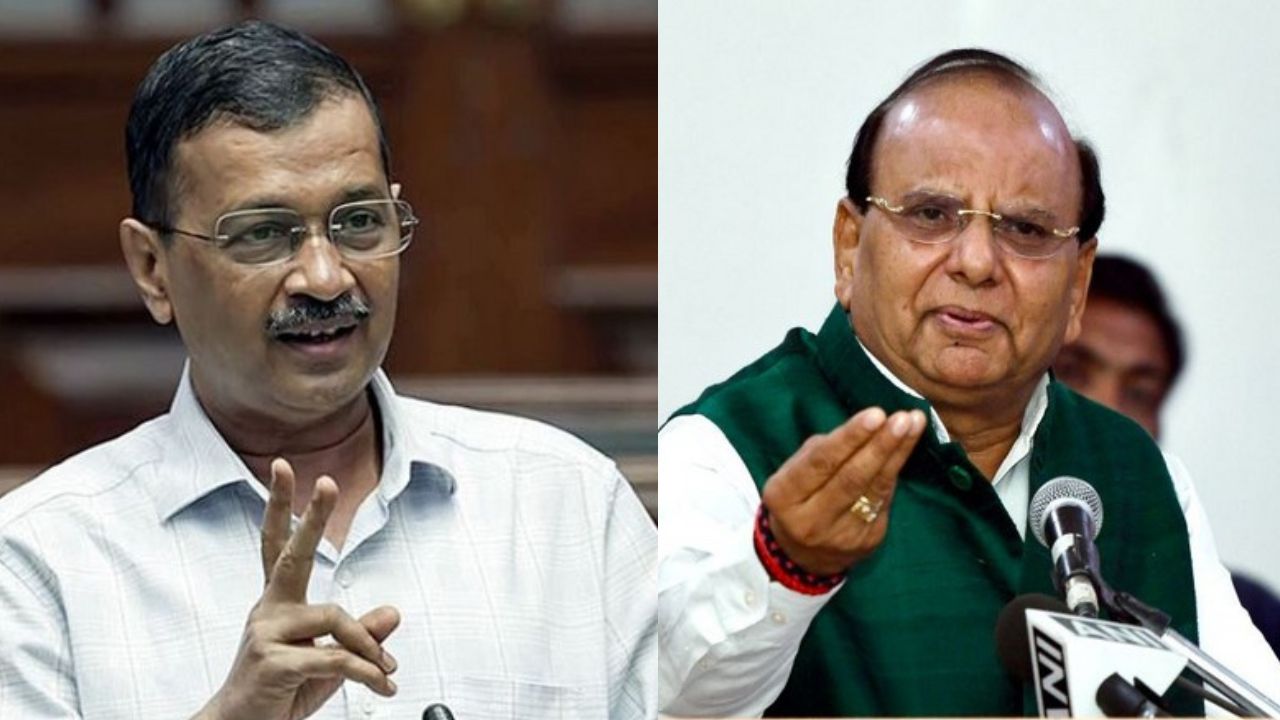 Arvind Kejriwal and V K Saxena