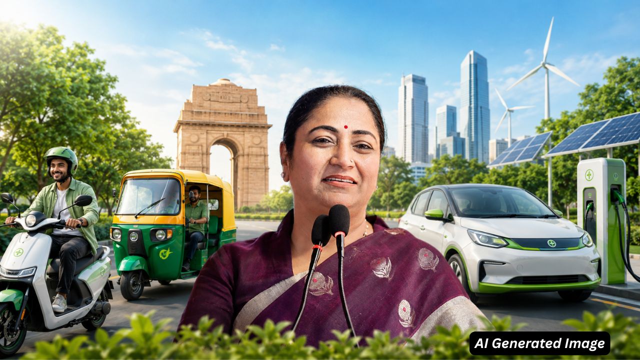 ai generated image of delhi ev policy