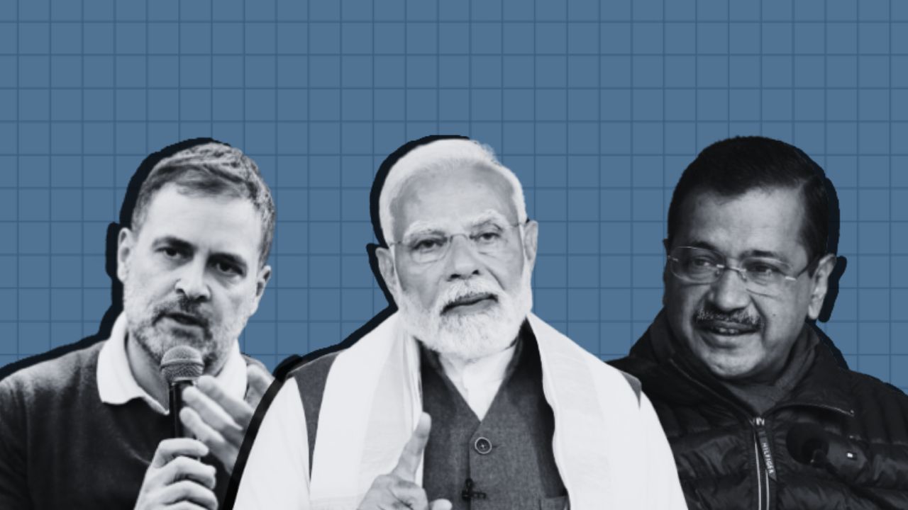 rahul gandhi pm modi and kejriwal