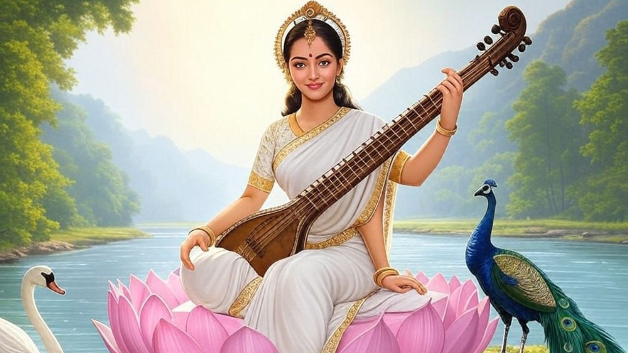 AI Image of Devi Saraswati