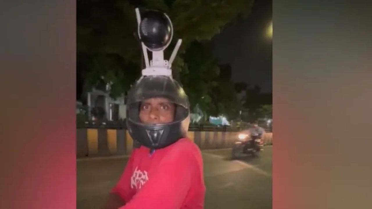 camera on helmet