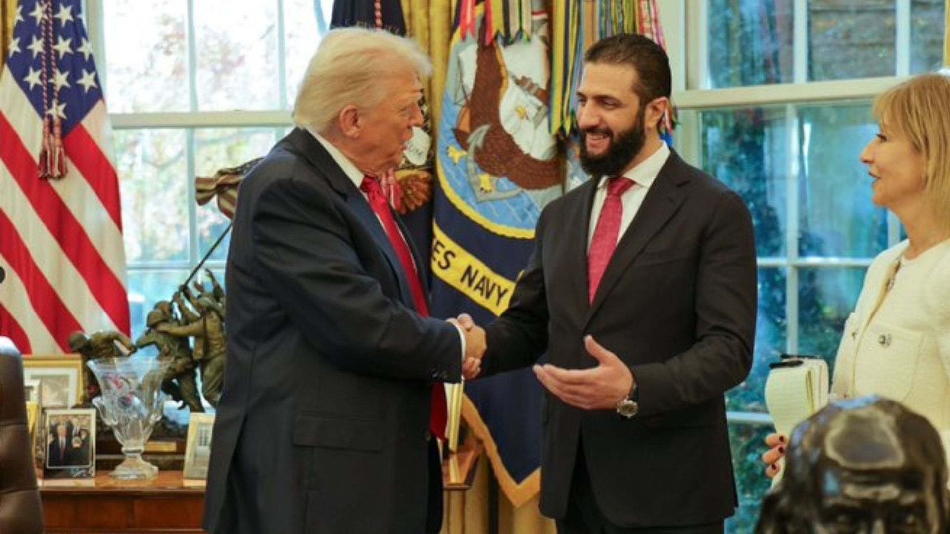 Ahmad al-Sharaa met with Donald Trump