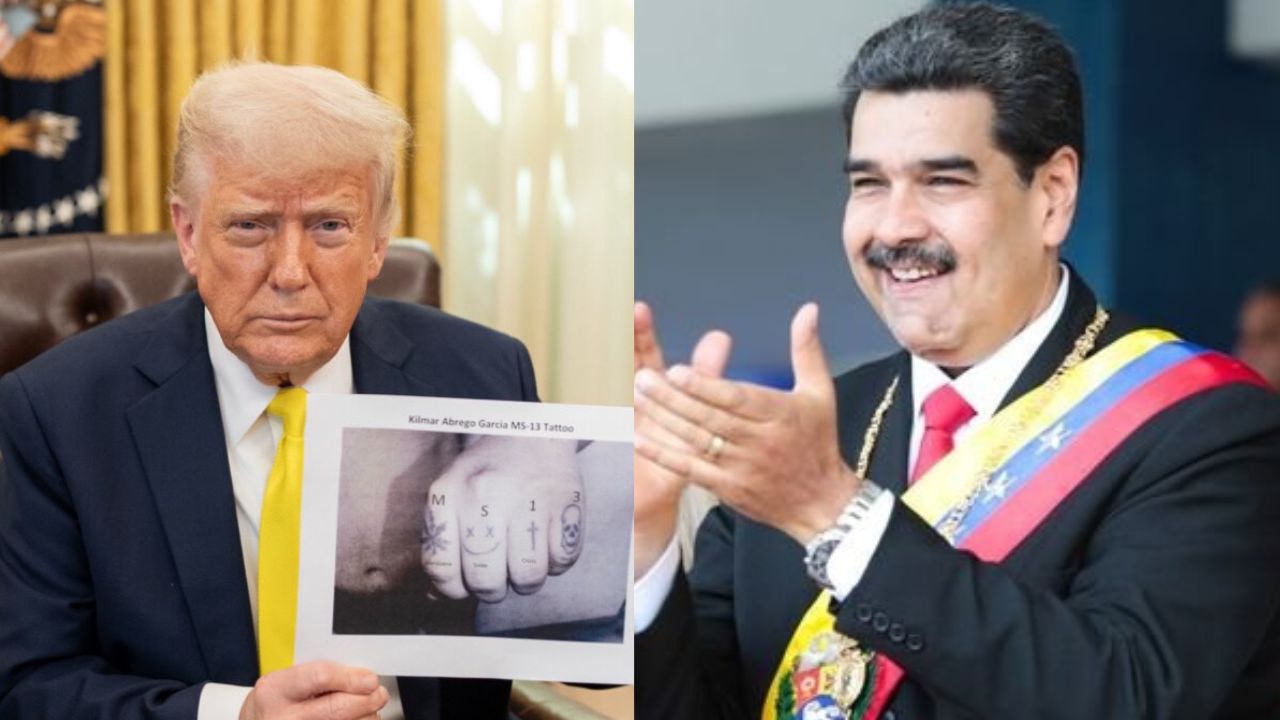 Donald Trump and Nicolas Maduro